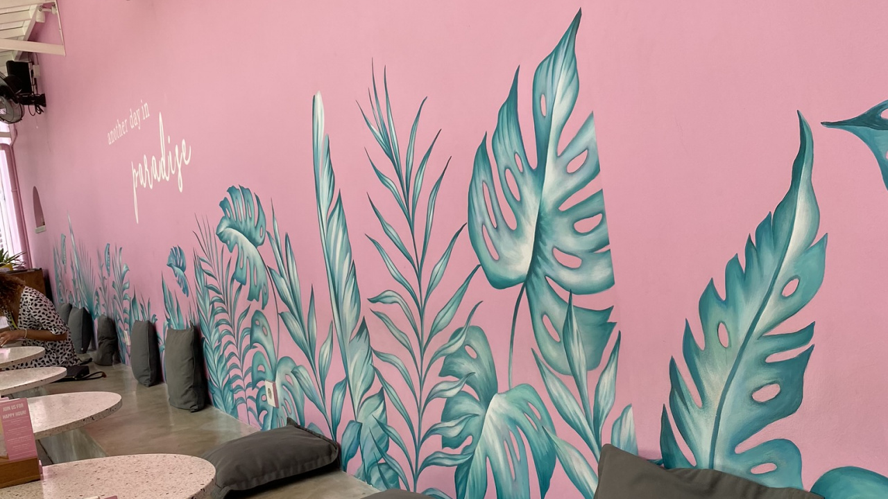 Обои Индонезия, бали, стена, арт, дизайн в разрешении 1280x720