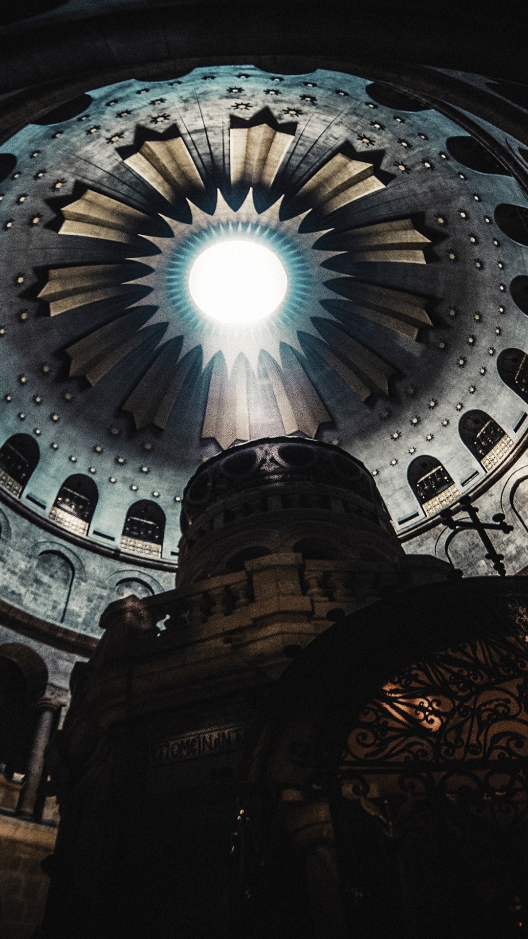 Обои Храм Гроба Господня, святая земля, Евангелие от марка, Виа Долороса, симметрия в разрешении 1080x1920