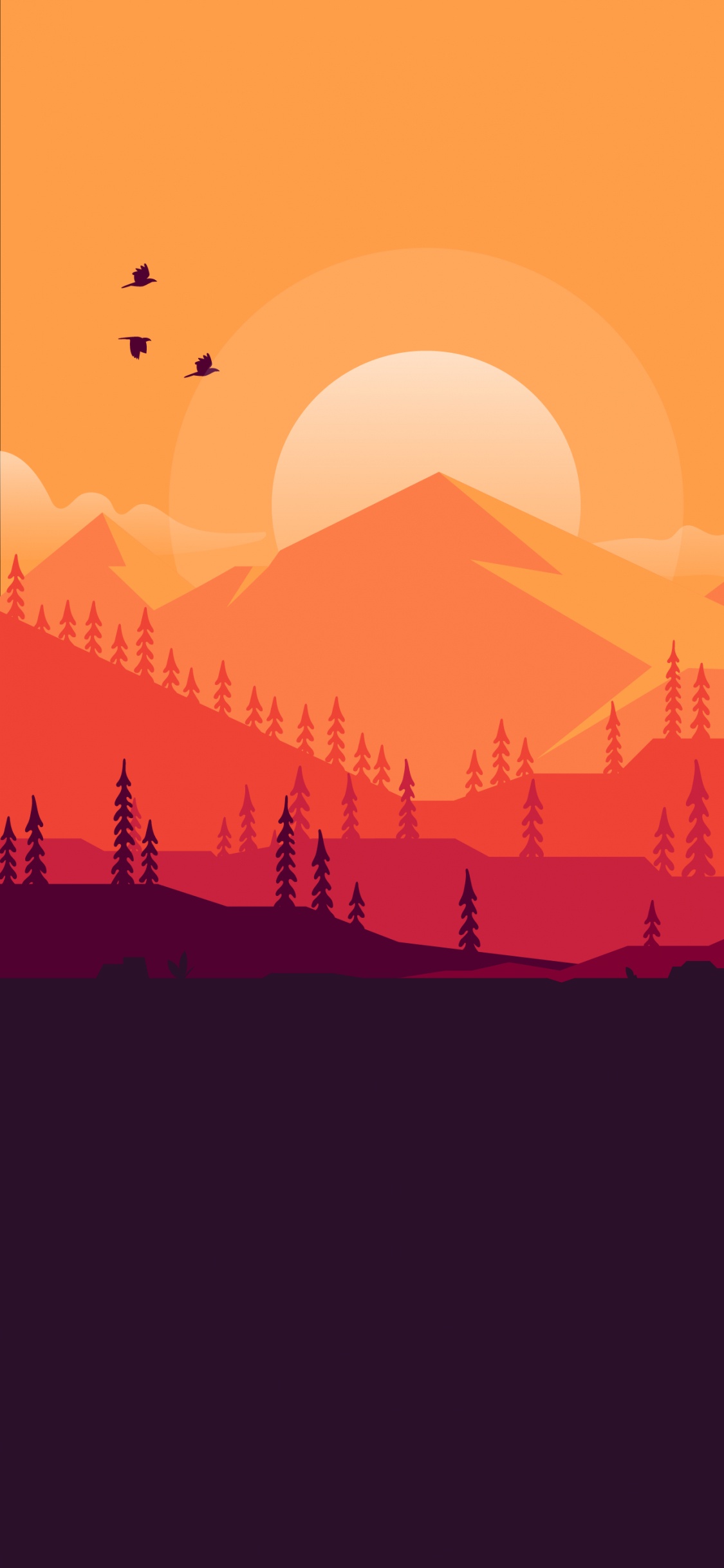 Обои иллюстрация, арт, живопись, дизайн, рисование в разрешении 1125x2436