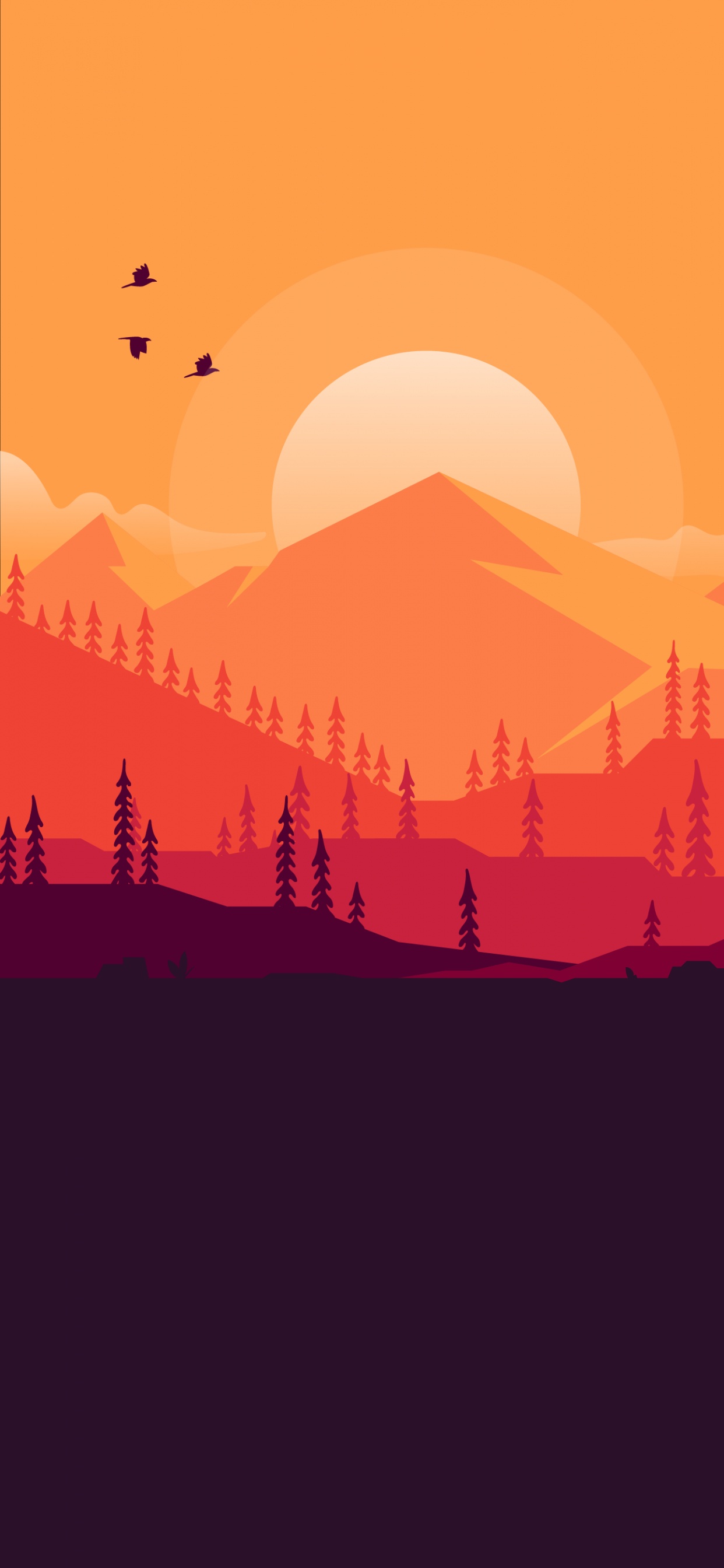 Обои иллюстрация, арт, живопись, дизайн, рисование в разрешении 1242x2688