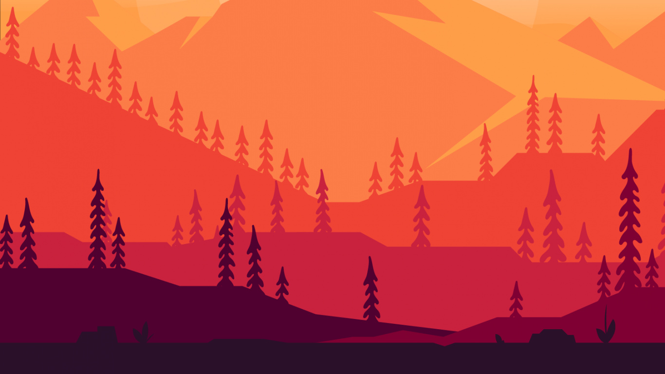 Обои иллюстрация, арт, живопись, дизайн, рисование в разрешении 1366x768