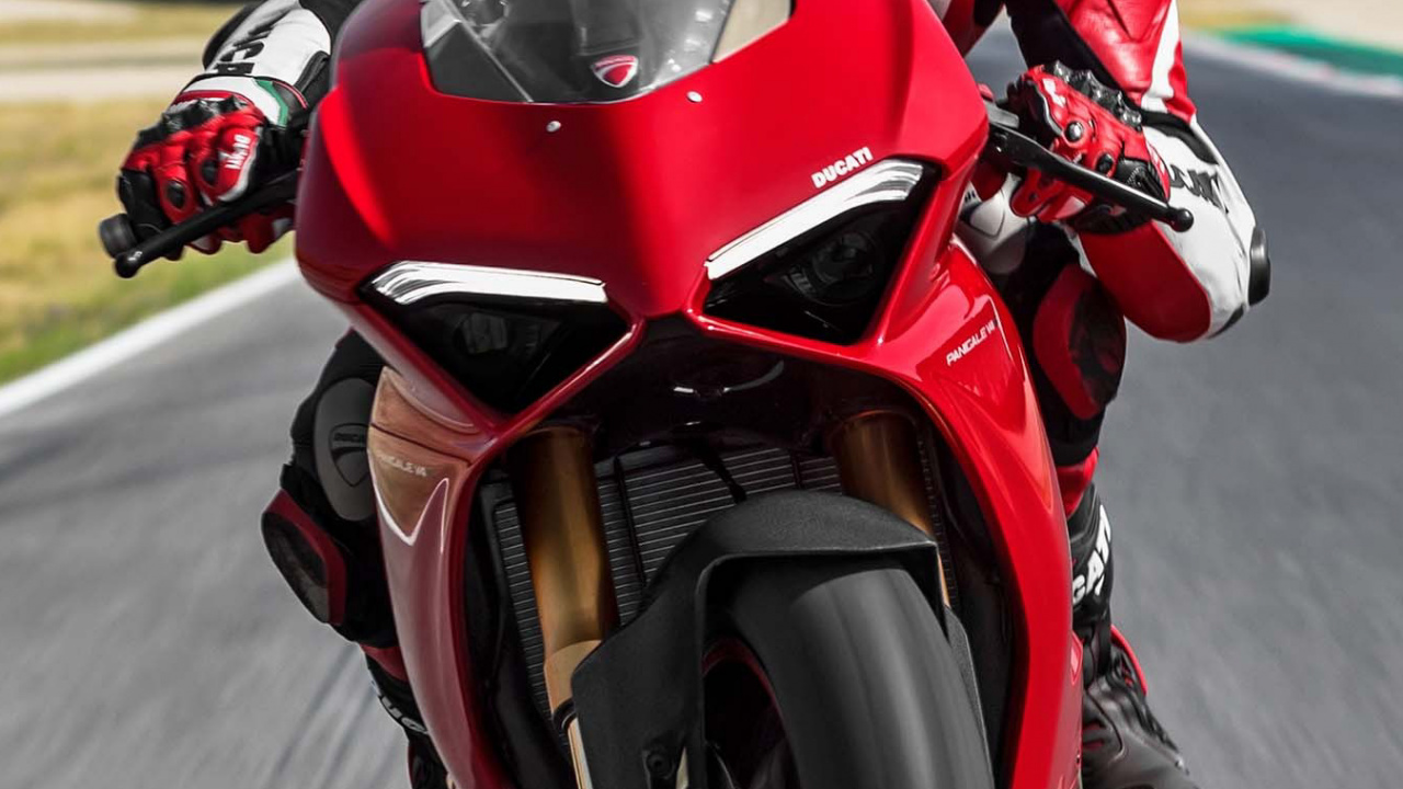 Обои Дукати Панигале В4, ducati, мотоцикл, двигатель v4, дукати 959 в разрешении 1280x720