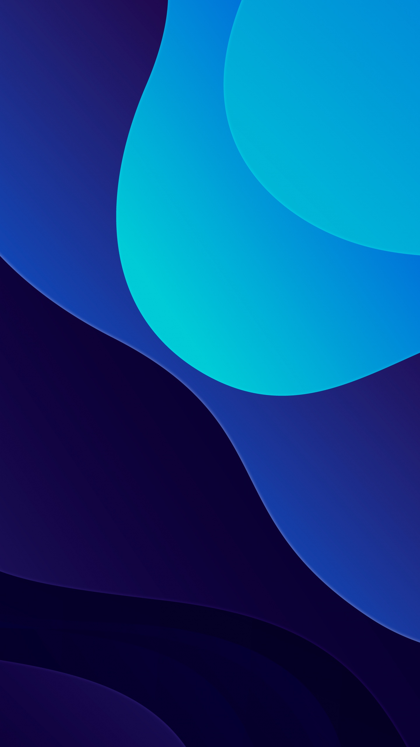 Обои фрактальное искусство, арт, фрактал, синий, дизайн в разрешении 1440x2560