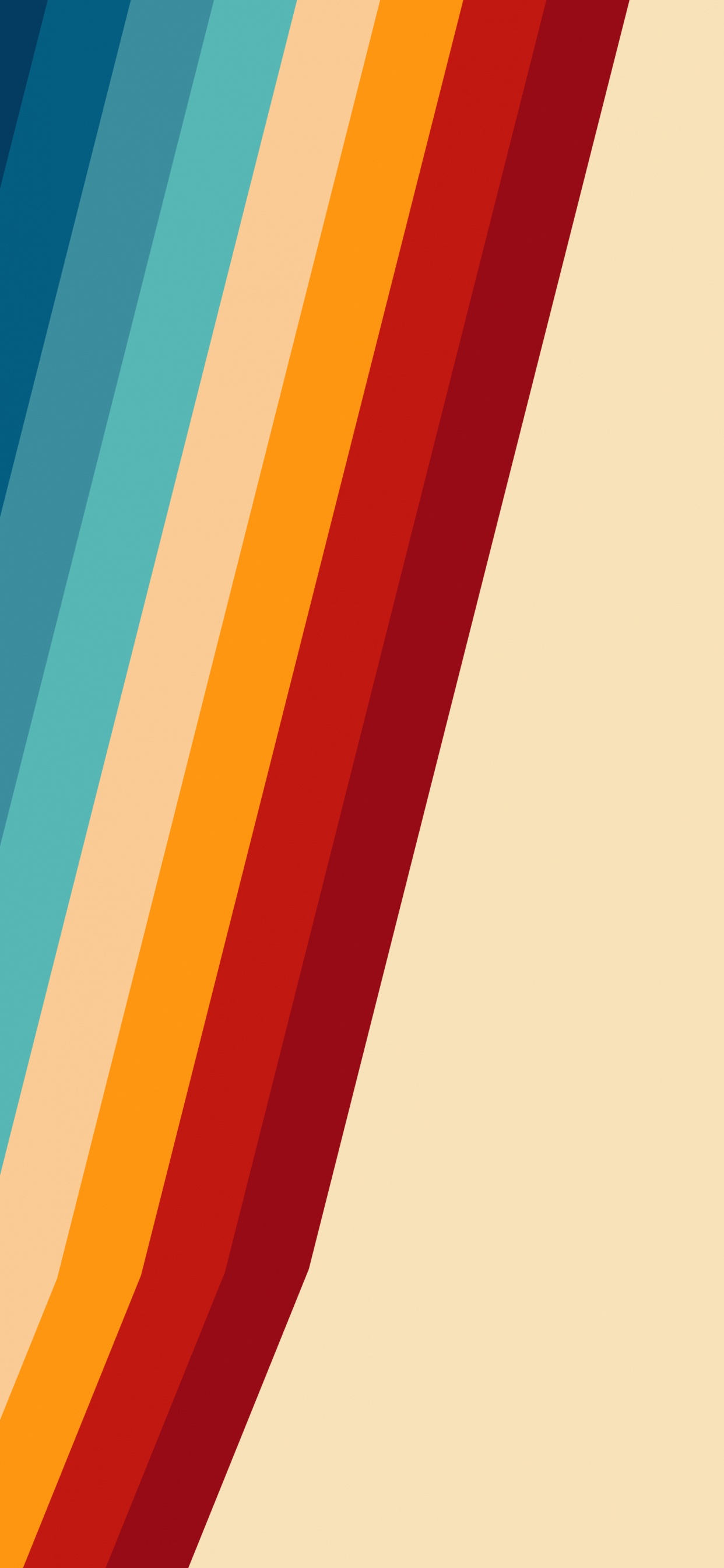 Обои Оранжевый цвет, Один пользовательский интерфейс, графический дизайн, красочность, полутона и оттенки в разрешении 1242x2688