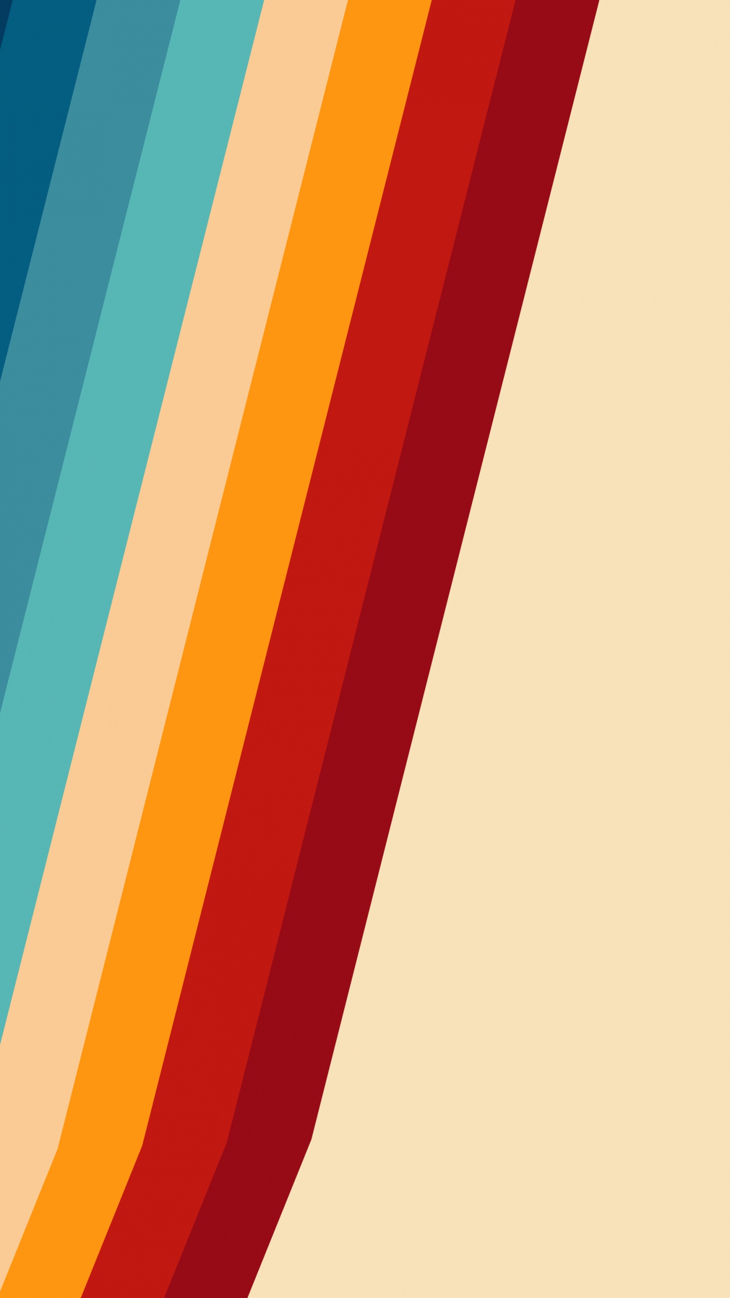 Обои Оранжевый цвет, Один пользовательский интерфейс, графический дизайн, красочность, полутона и оттенки в разрешении 1440x2560