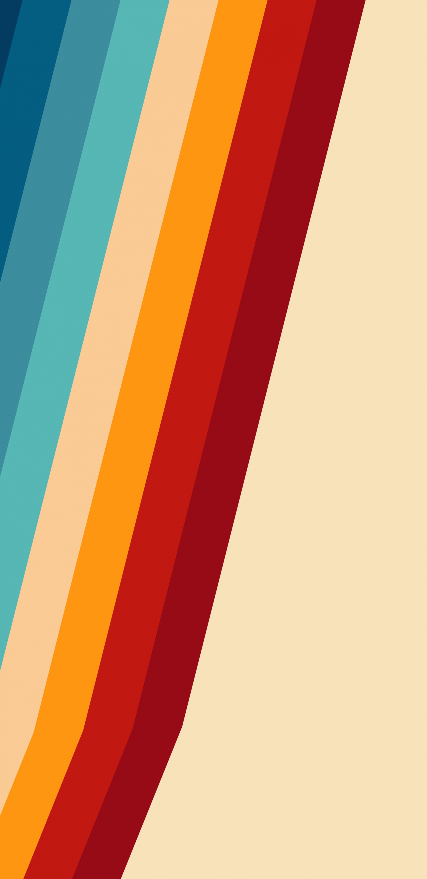 Обои Оранжевый цвет, Один пользовательский интерфейс, графический дизайн, красочность, полутона и оттенки в разрешении 1440x2960