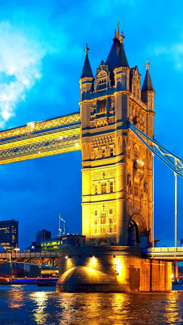 Обои мост, ориентир, город, городской пейзаж, вышка в разрешении 750x1334