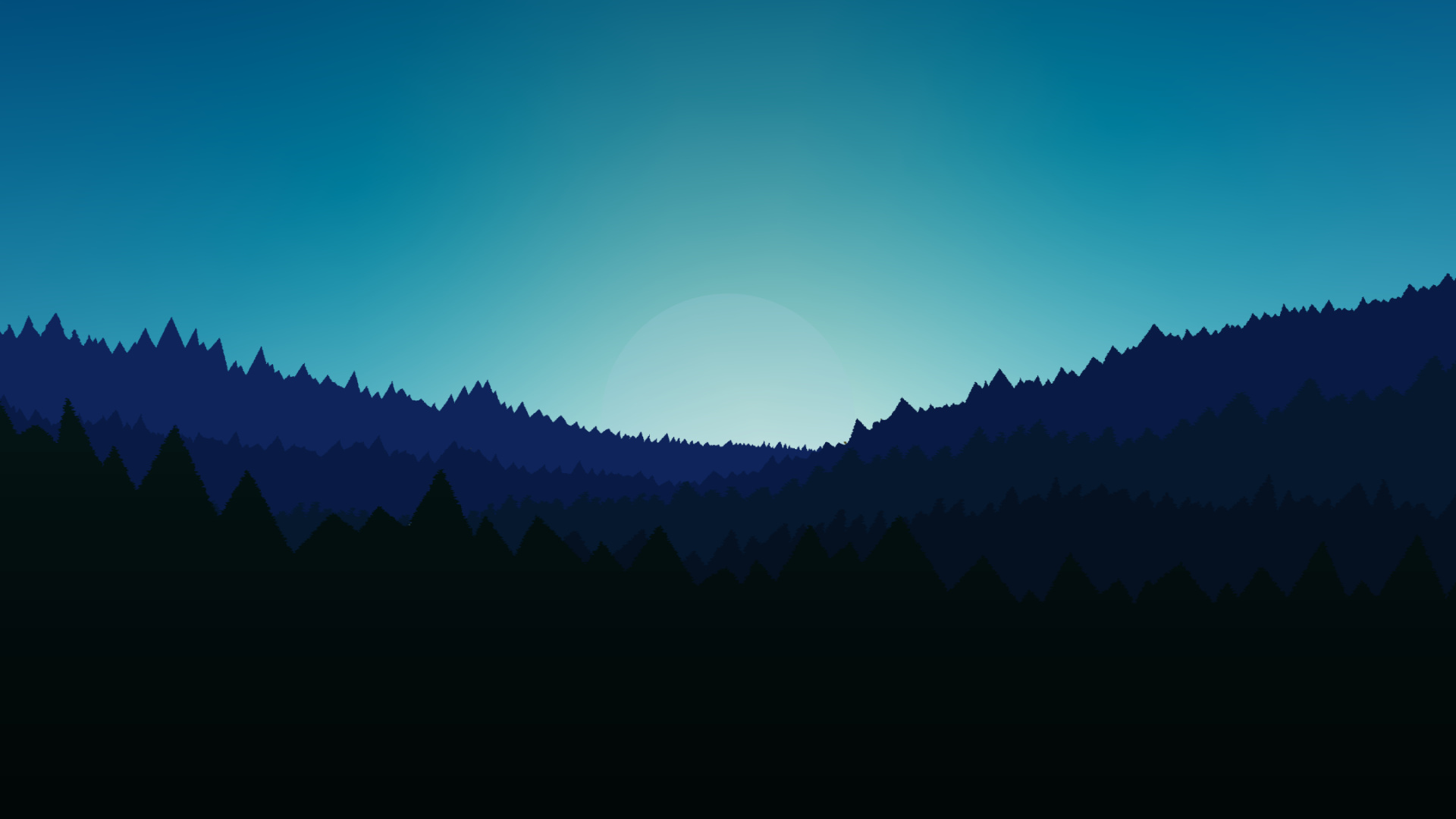 Обои минималистская эстетика, эстетика, минимализм, гора, природный ландшафт в разрешении 1920x1080