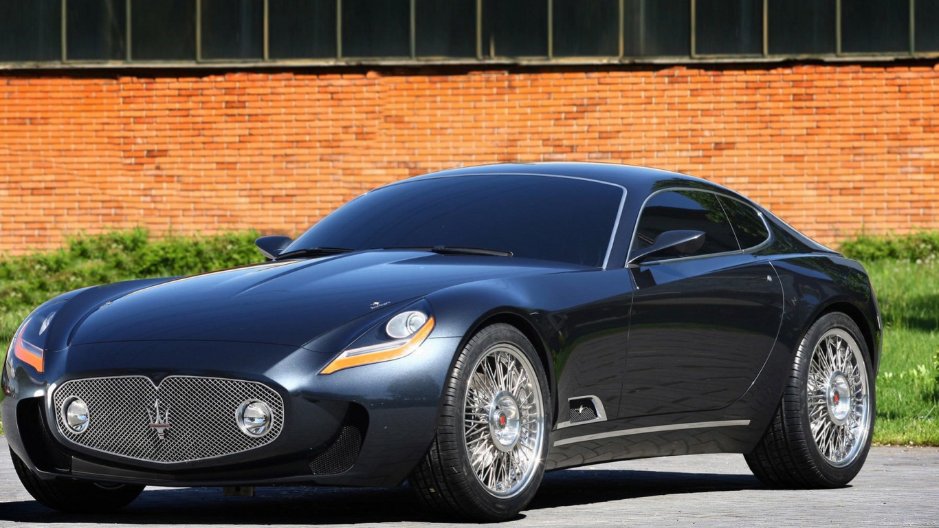 Обои Мазерати, авто, спорткар, Мазерати альфьери, кузов купе в разрешении 1366x768