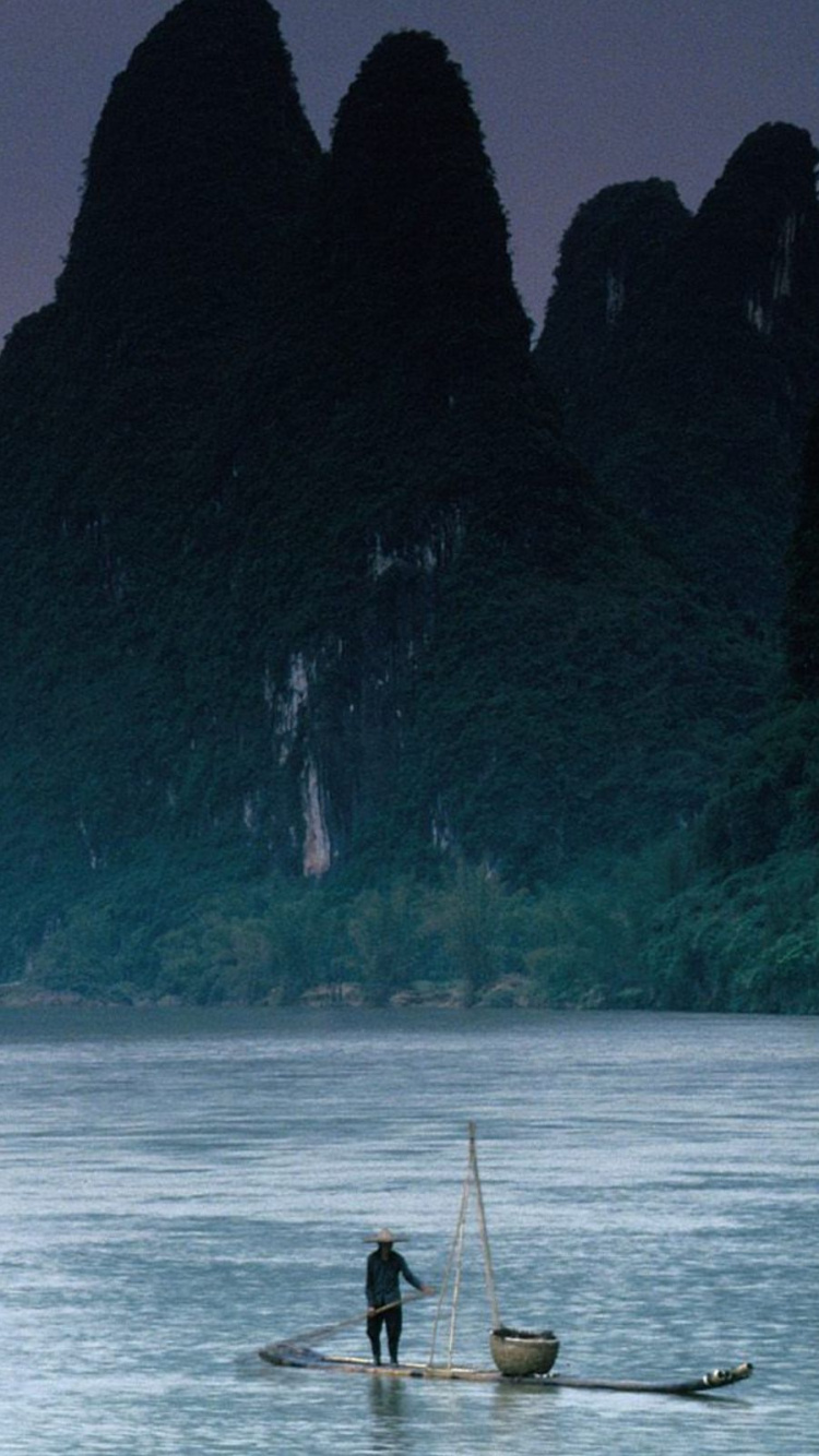 Обои туризм, природа, вода, реки, отражение в разрешении 750x1334