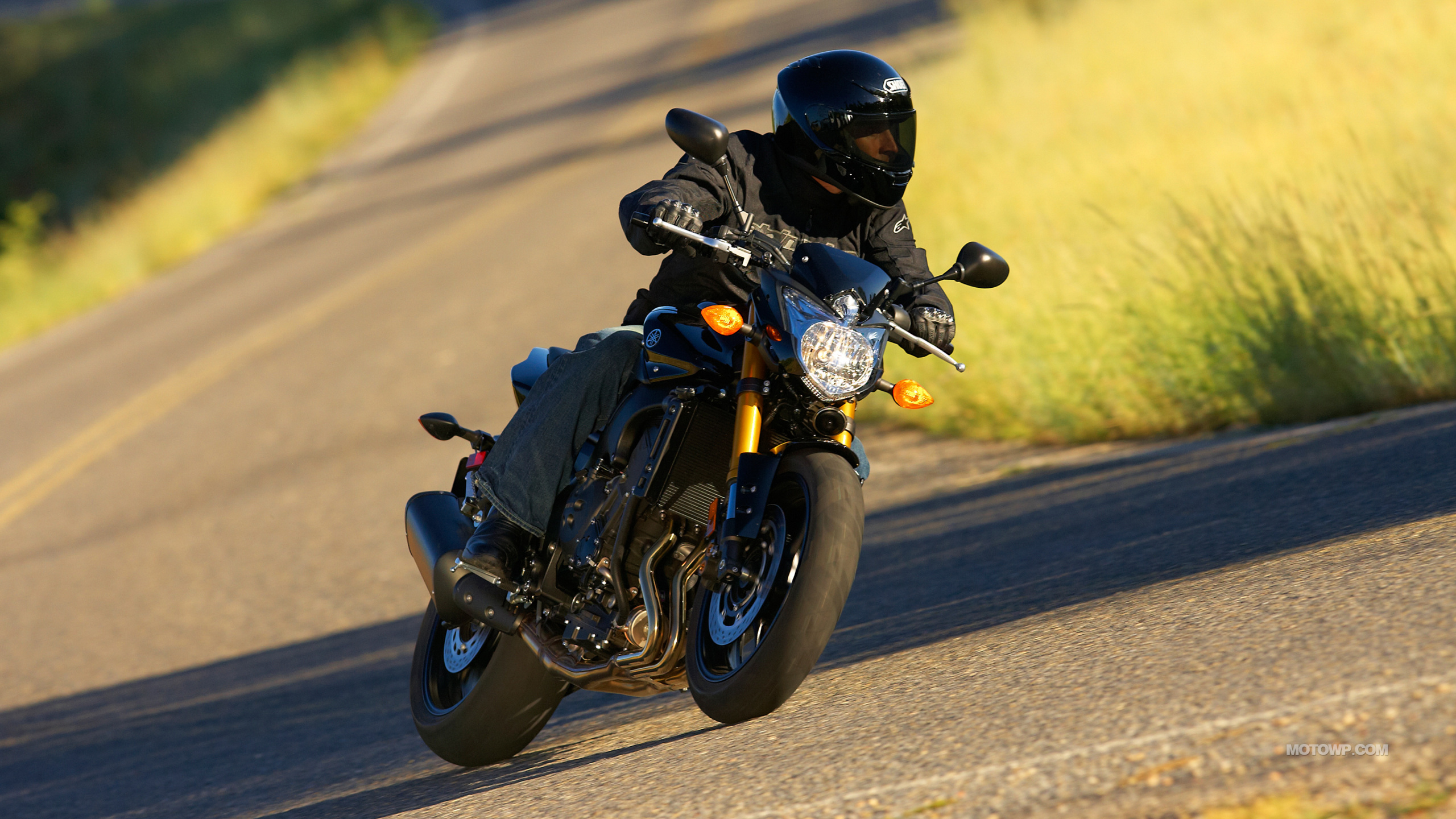 Обои мотоцикл, супермото, Ямаха fz8 С и FAZER8, мотоспорт, гоночный в разрешении 2560x1440