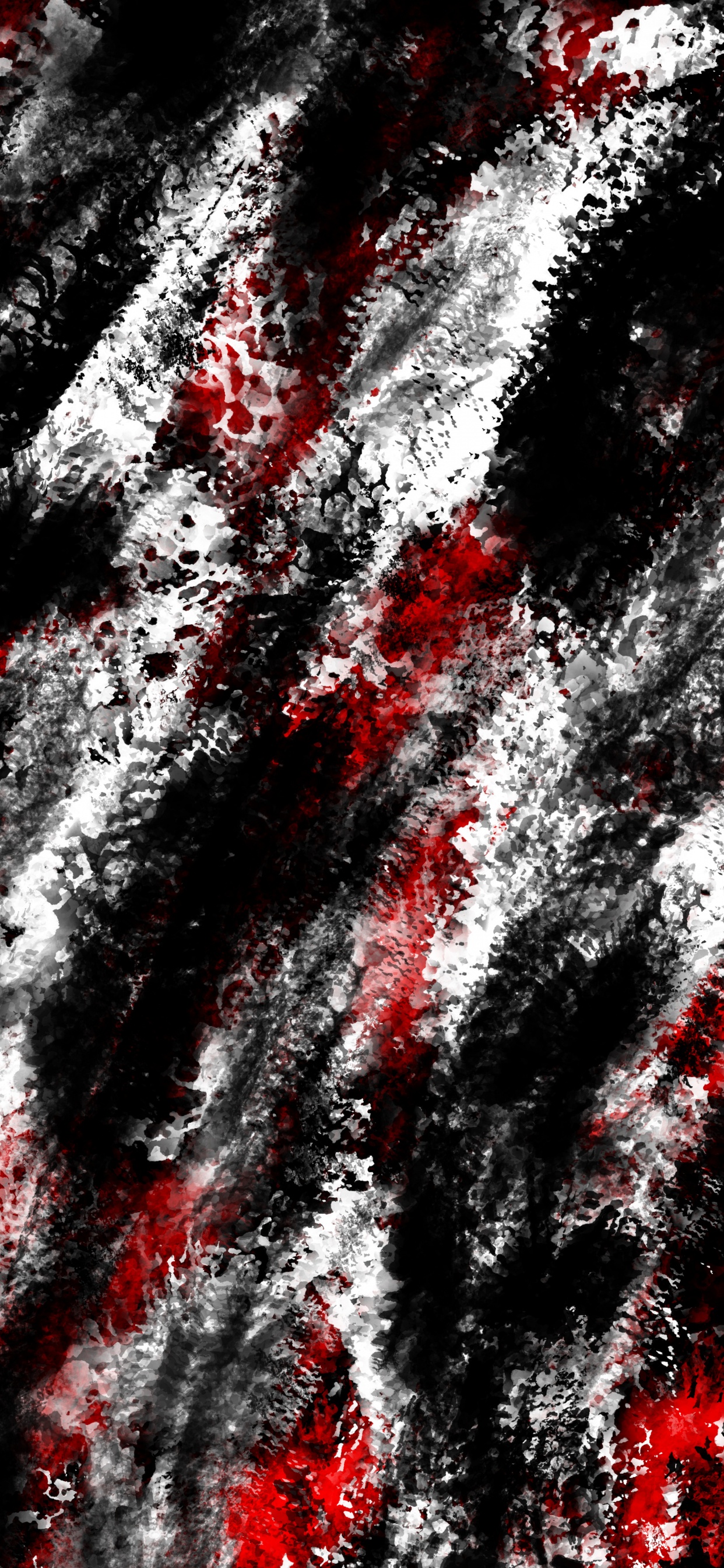 Обои арт, узор, полутона и оттенки, живопись, пурпурный цвет в разрешении 1242x2688