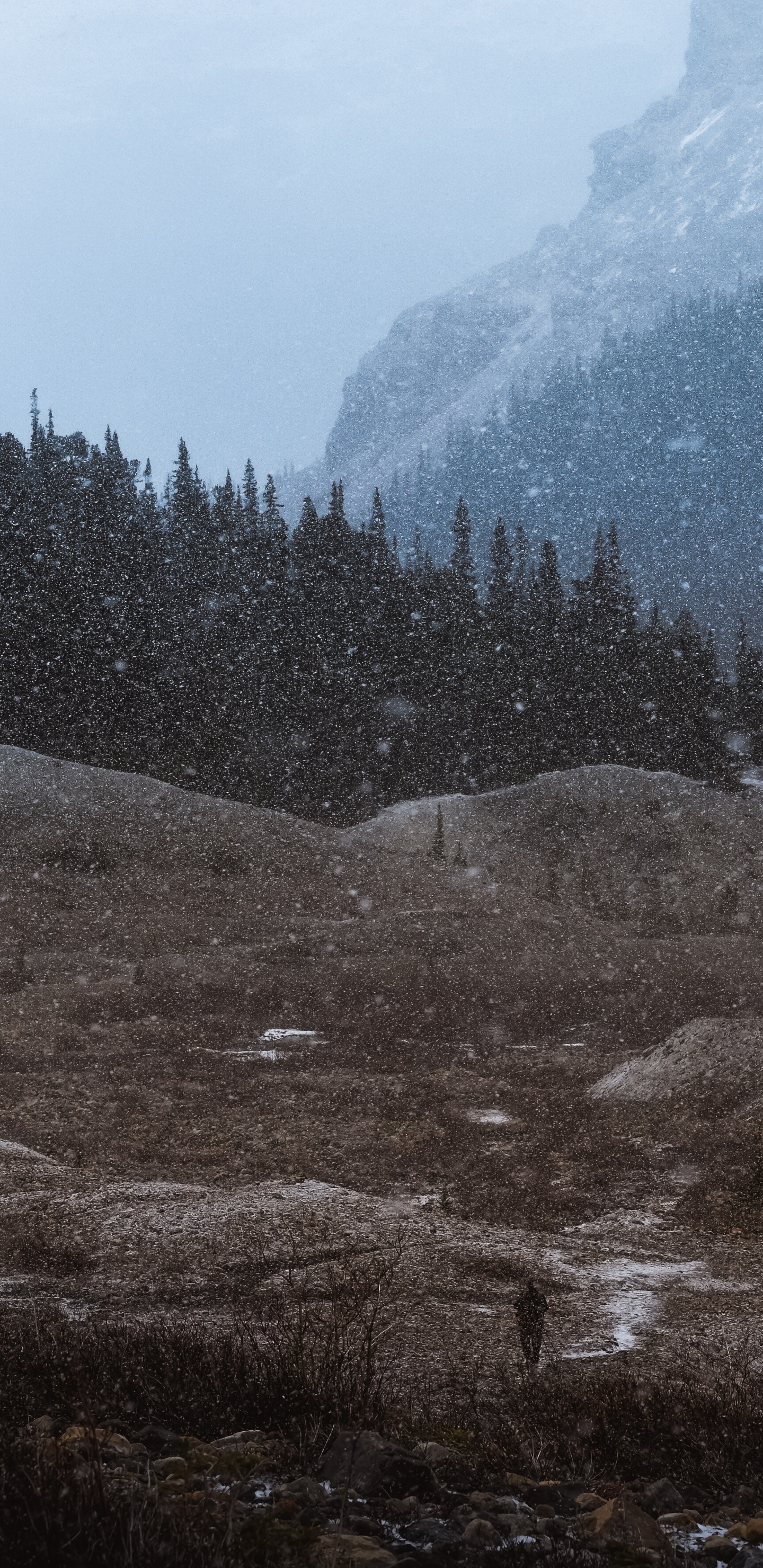 Обои дикая местность, нагорье, холм, геология, МГМ-157 EFOGM в разрешении 1440x2960