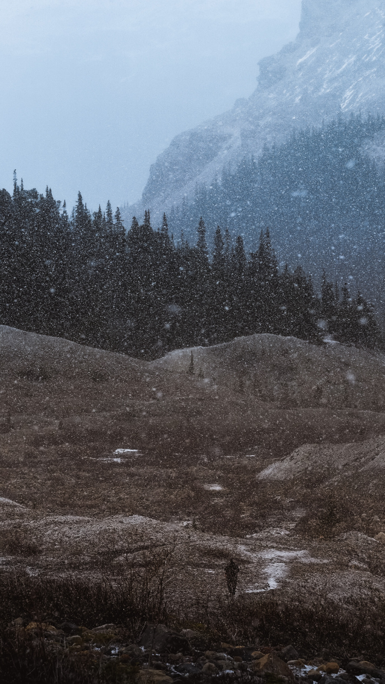 Обои дикая местность, нагорье, холм, геология, МГМ-157 EFOGM в разрешении 750x1334