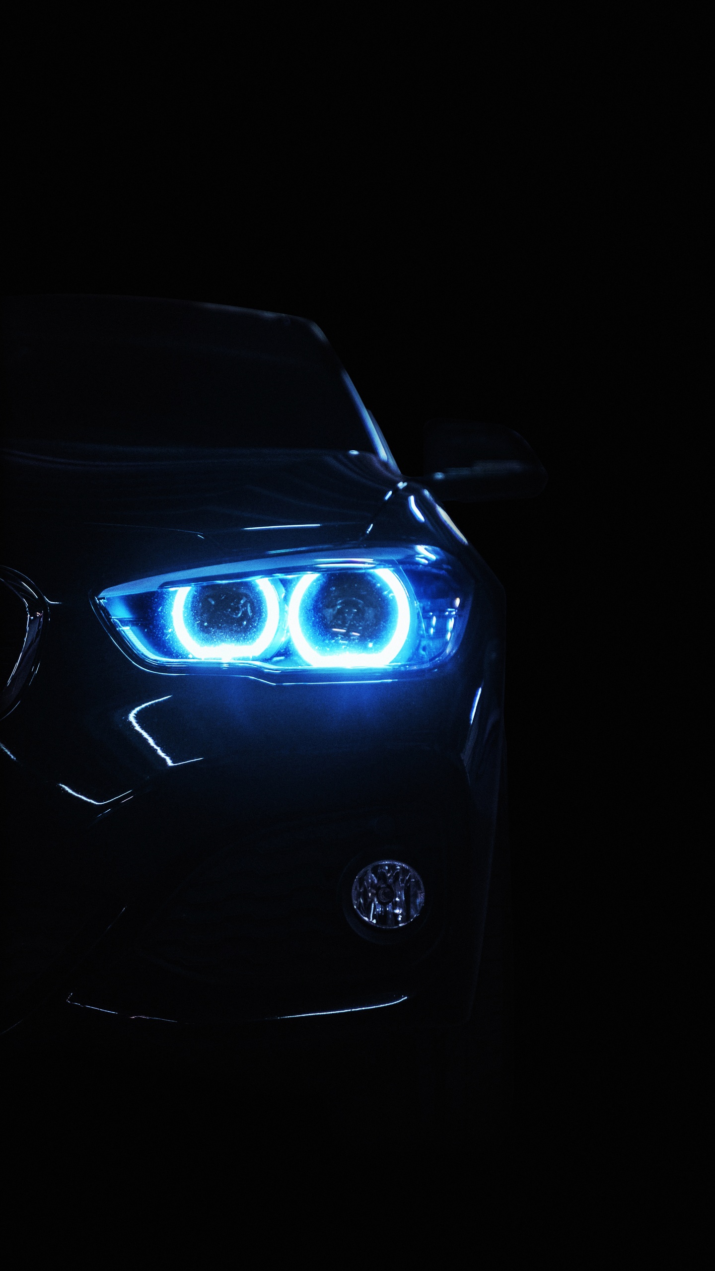 Обои фара, спорткар, легковые автомобили, колесо, капюшон в разрешении 1440x2560