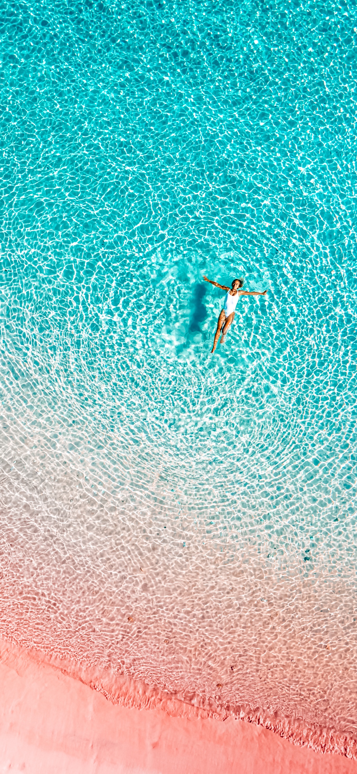 Обои вода, пляж манджарит, Комодо, гидроресурсы, жидкий в разрешении 1242x2688