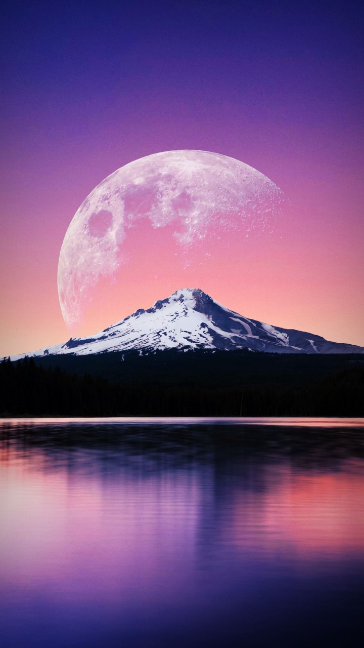 Обои Binance, земля, вода, атмосфера, луна в разрешении 720x1280