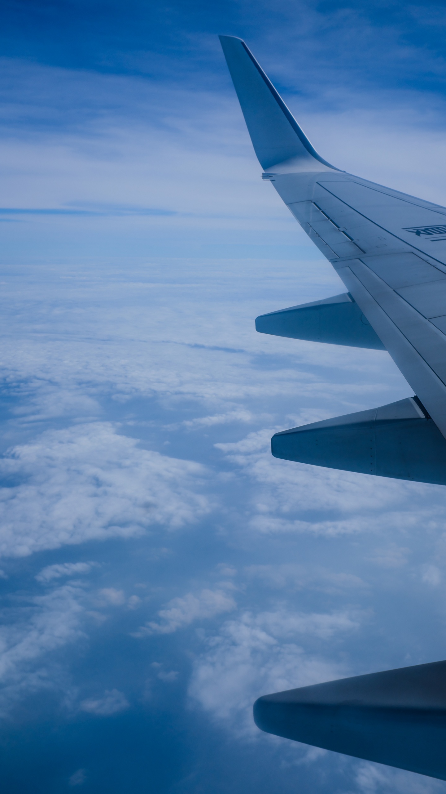 Обои авиация, небо, microsoft azure, Аэробус, авиакомпания в разрешении 1440x2560