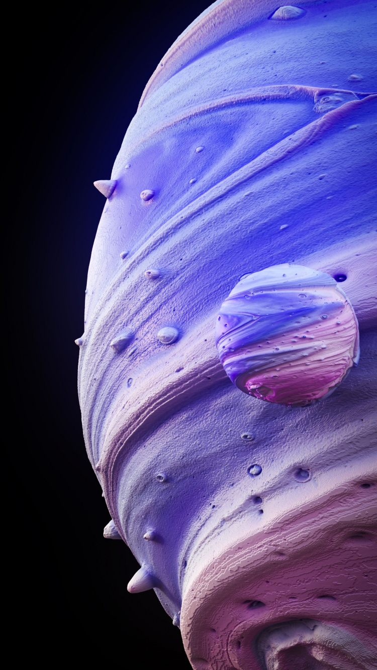 Обои крупный план, растение, цветок, пурпур, лепесток в разрешении 750x1334