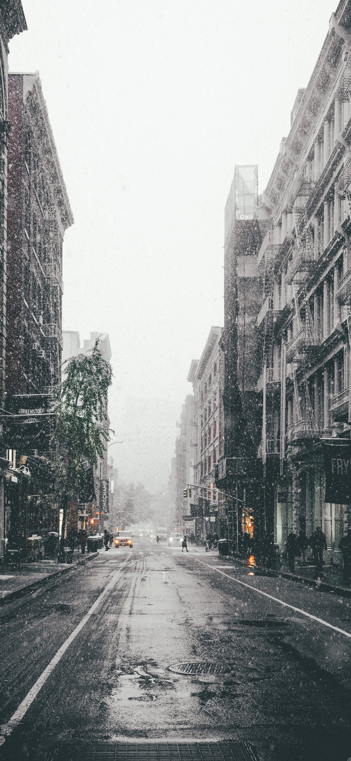 Обои город, улица, городской район, городок, населенный пункт в разрешении 1125x2436