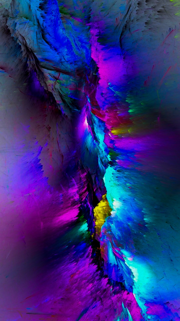 Обои вода, арт, фрактальное искусство, пурпур, лазурный в разрешении 720x1280