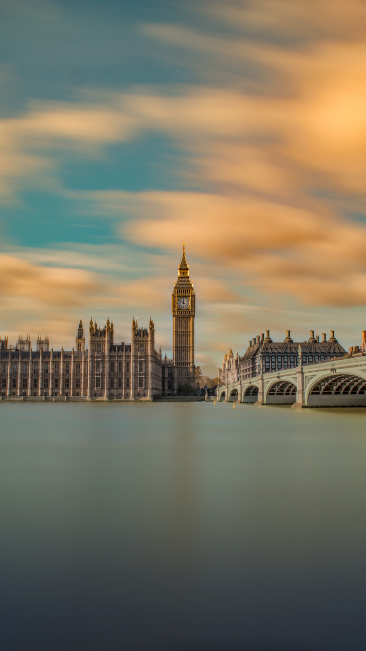 Обои здание парламента, вестминстерский дворец, Биг Бен, город, ориентир в разрешении 750x1334