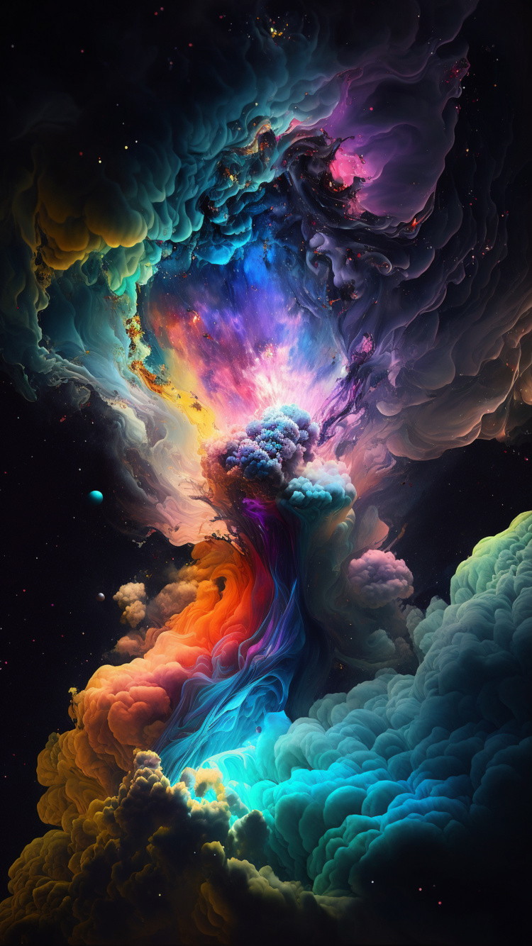 Обои визуальное искусство, тьма, смартфон, арт, иллюстрация в разрешении 750x1334