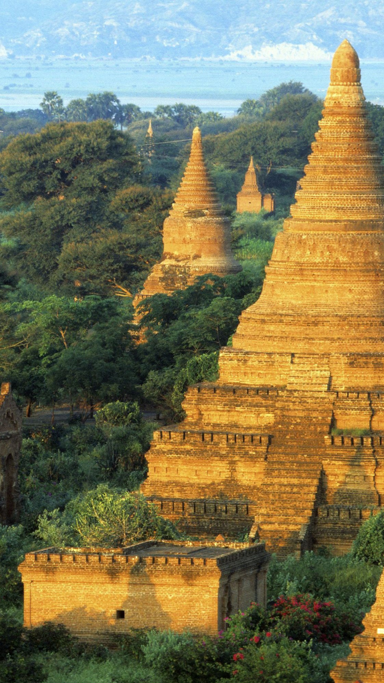 Обои ориентир, историческое место, археологический памятник, древняя история, храм в разрешении 750x1334