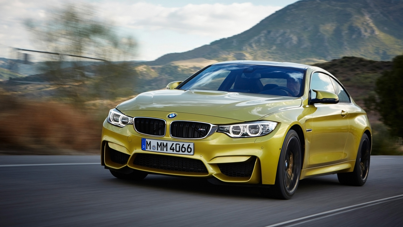 Обои 2015 БМВ м3, авто, 2015 БМВ М4 купе, bmw, семейный автомобиль в разрешении 1366x768