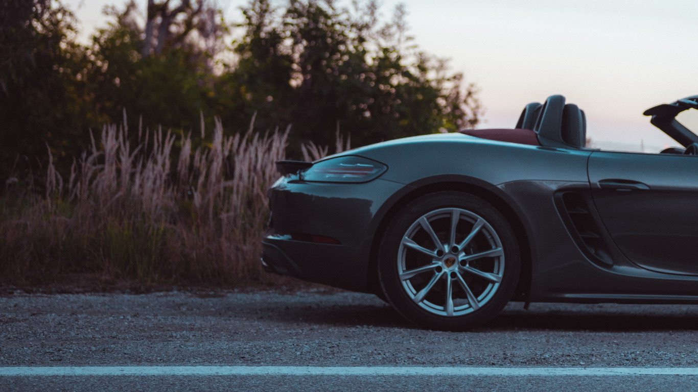 Обои Кабриолет, суперкар, спорткар, колесо, Порше каррера ГТ в разрешении 1366x768