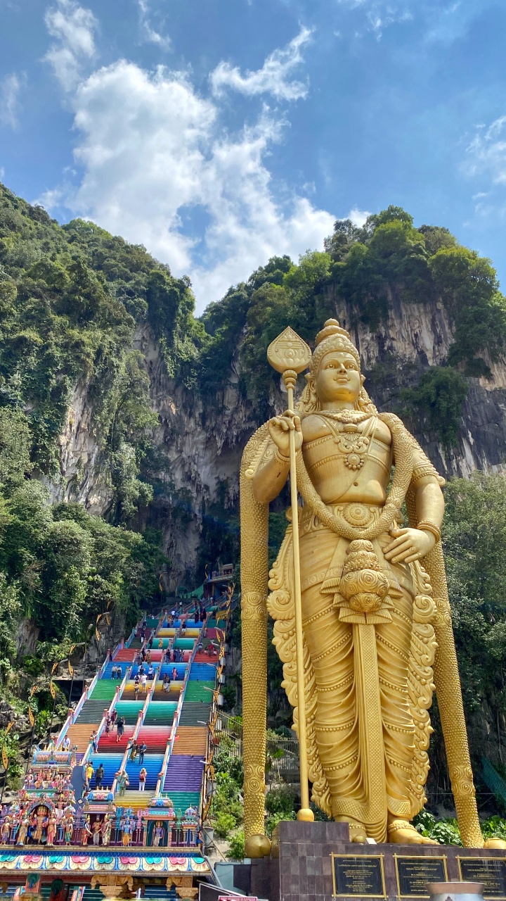 Обои Пещеры Бату, скульптура, ориентир, туризм, мифология в разрешении 720x1280