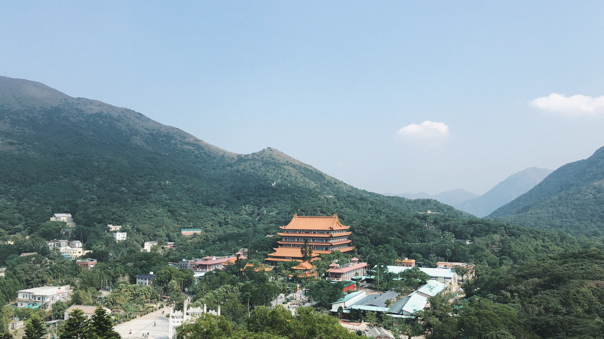 Обои горный рельеф, растительность, холм, нагорье, горный хребет в разрешении 1920x1080