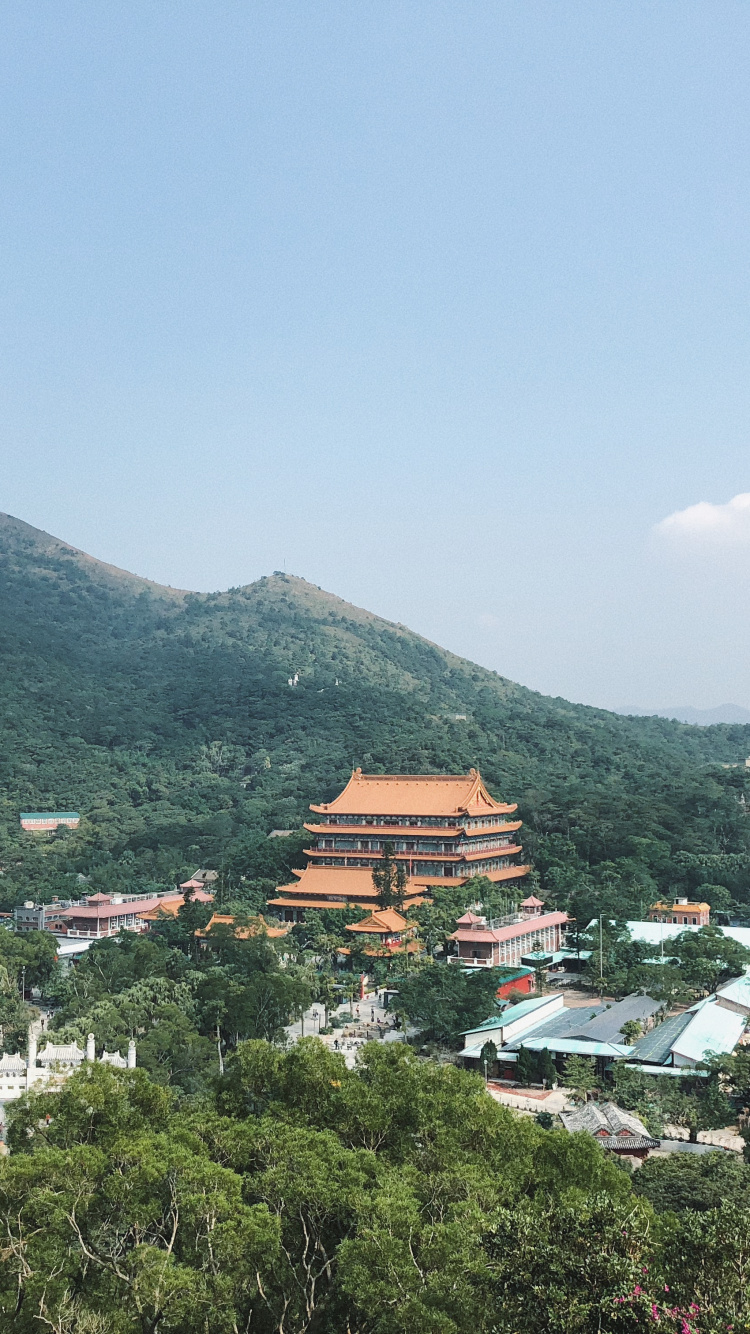 Обои горный рельеф, растительность, холм, нагорье, горный хребет в разрешении 750x1334