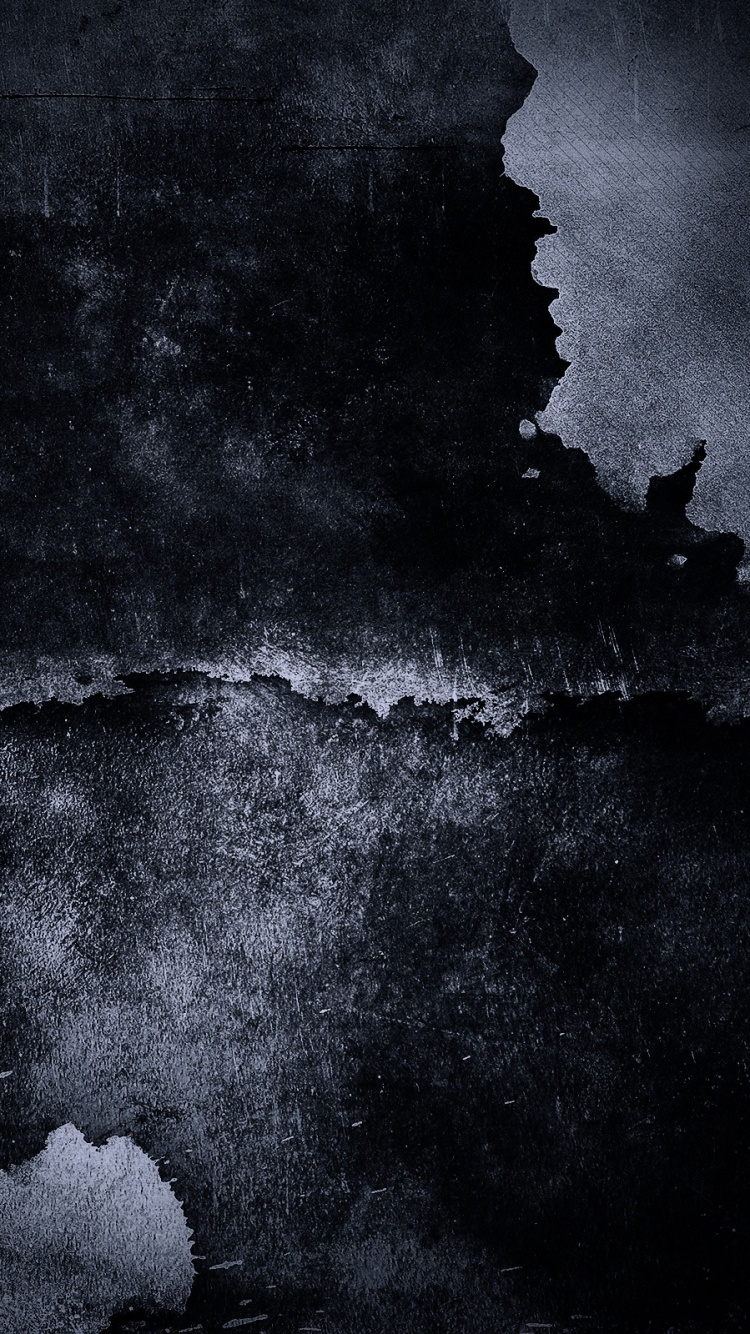 Обои гранж, текстура, черный, темнота, атмосфера в разрешении 750x1334