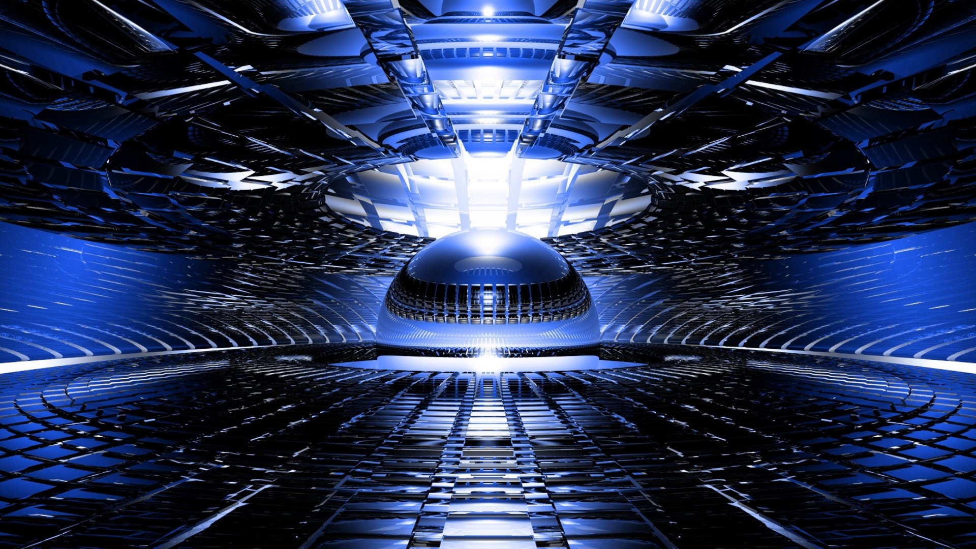 Обои свет, архитектура, симметрия, космос, пространство в разрешении 1920x1080