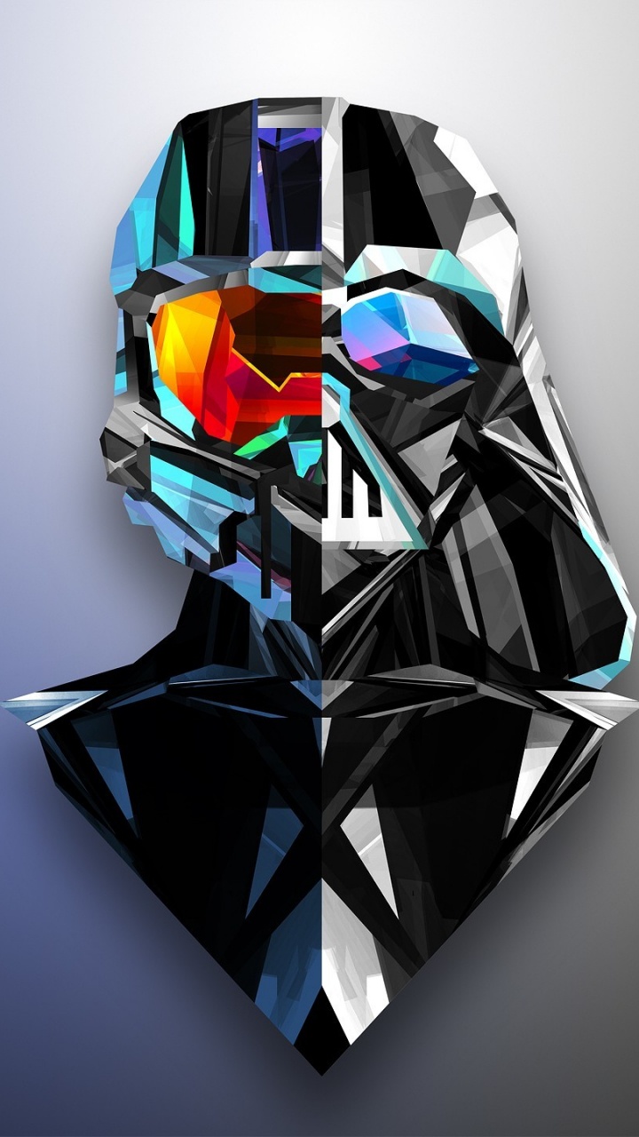 Обои halo 4, мастер чиф, шлем, графика в разрешении 720x1280