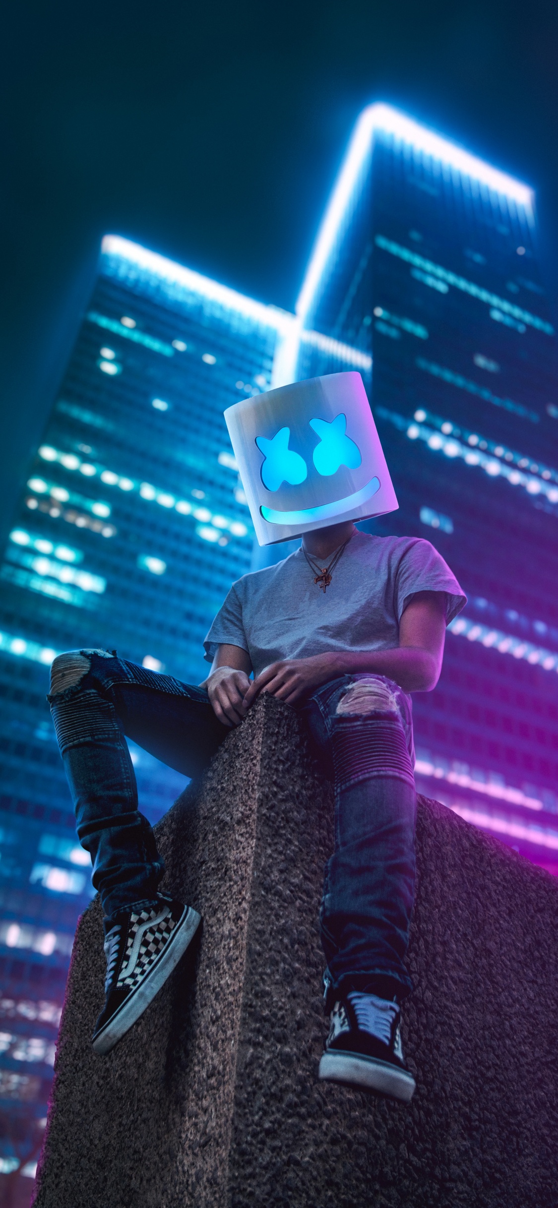 Обои Сиалкот Форт, ютуб, свет, пурпур, развлечение в разрешении 1125x2436