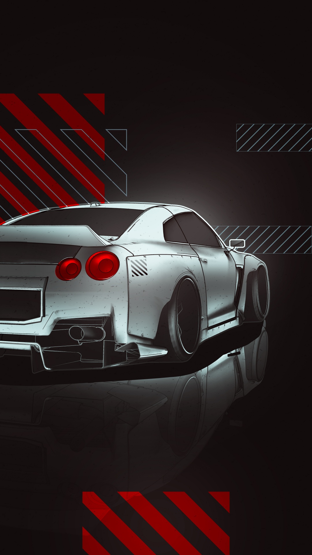 Обои nissan gt r, nissan skyline gt r, легковые автомобили, Ниссан, спорткар в разрешении 1080x1920