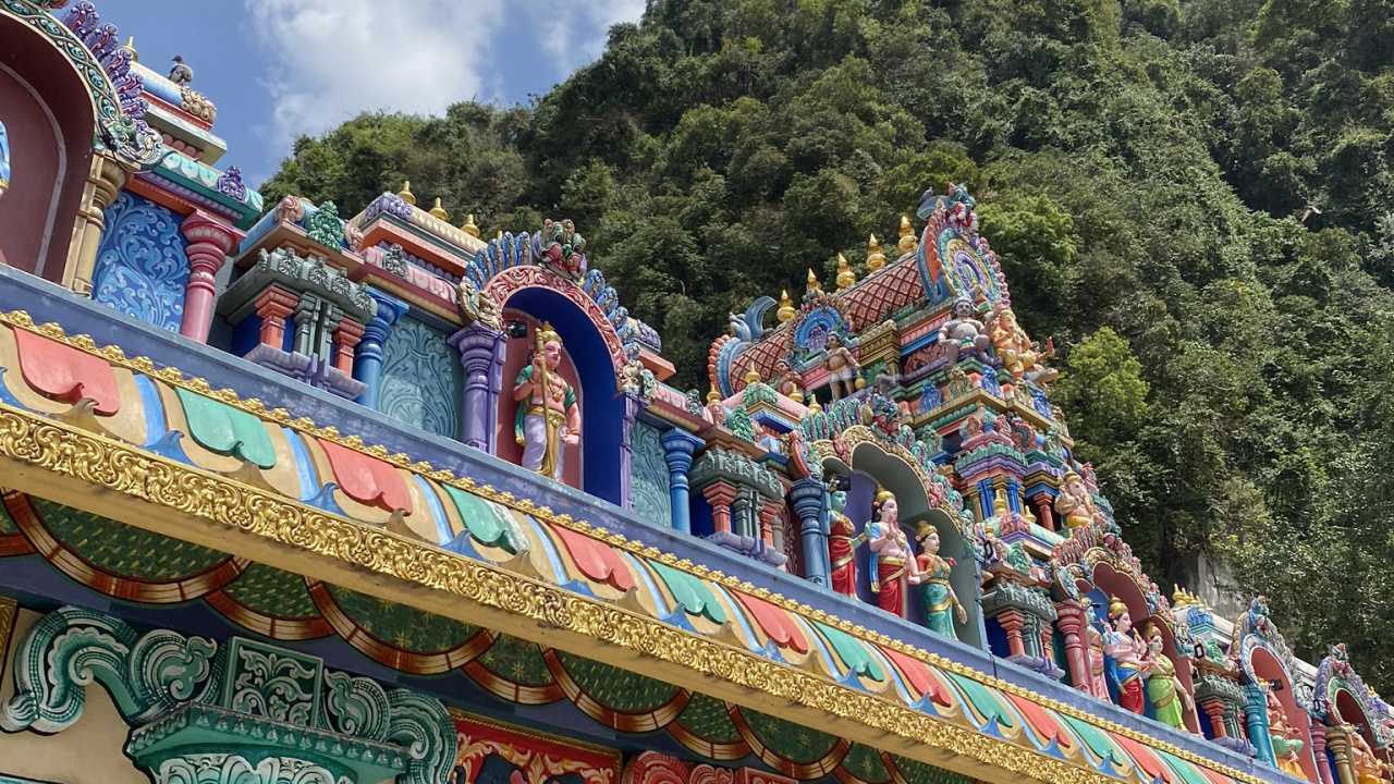 Обои китайская архитектура, туризм, синий, архитектура, облако в разрешении 1280x720