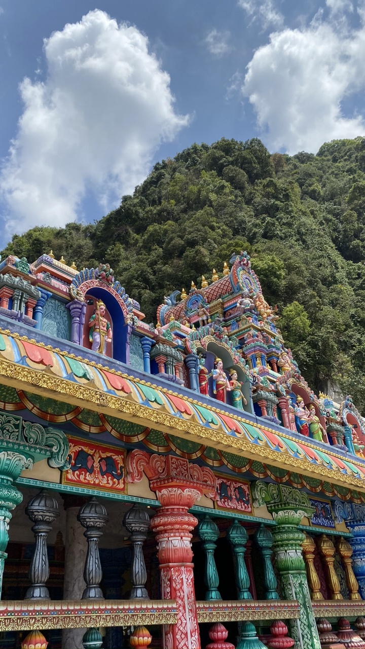 Обои китайская архитектура, туризм, синий, архитектура, облако в разрешении 720x1280