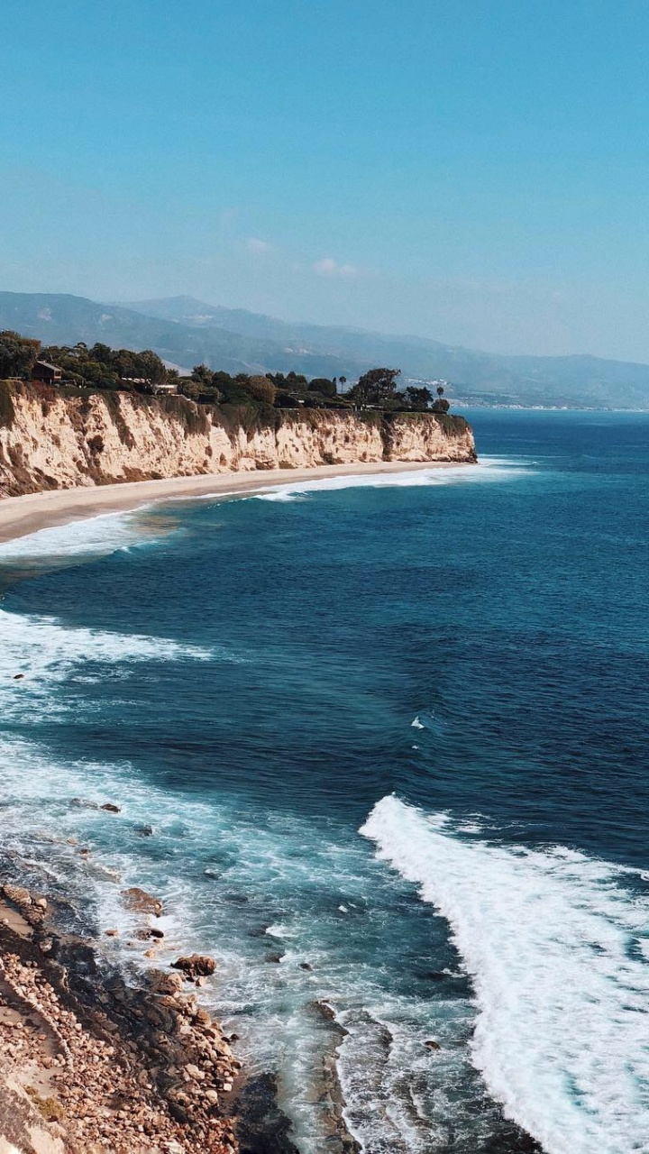 Обои побережье, водоем, море, пляж, берег в разрешении 720x1280