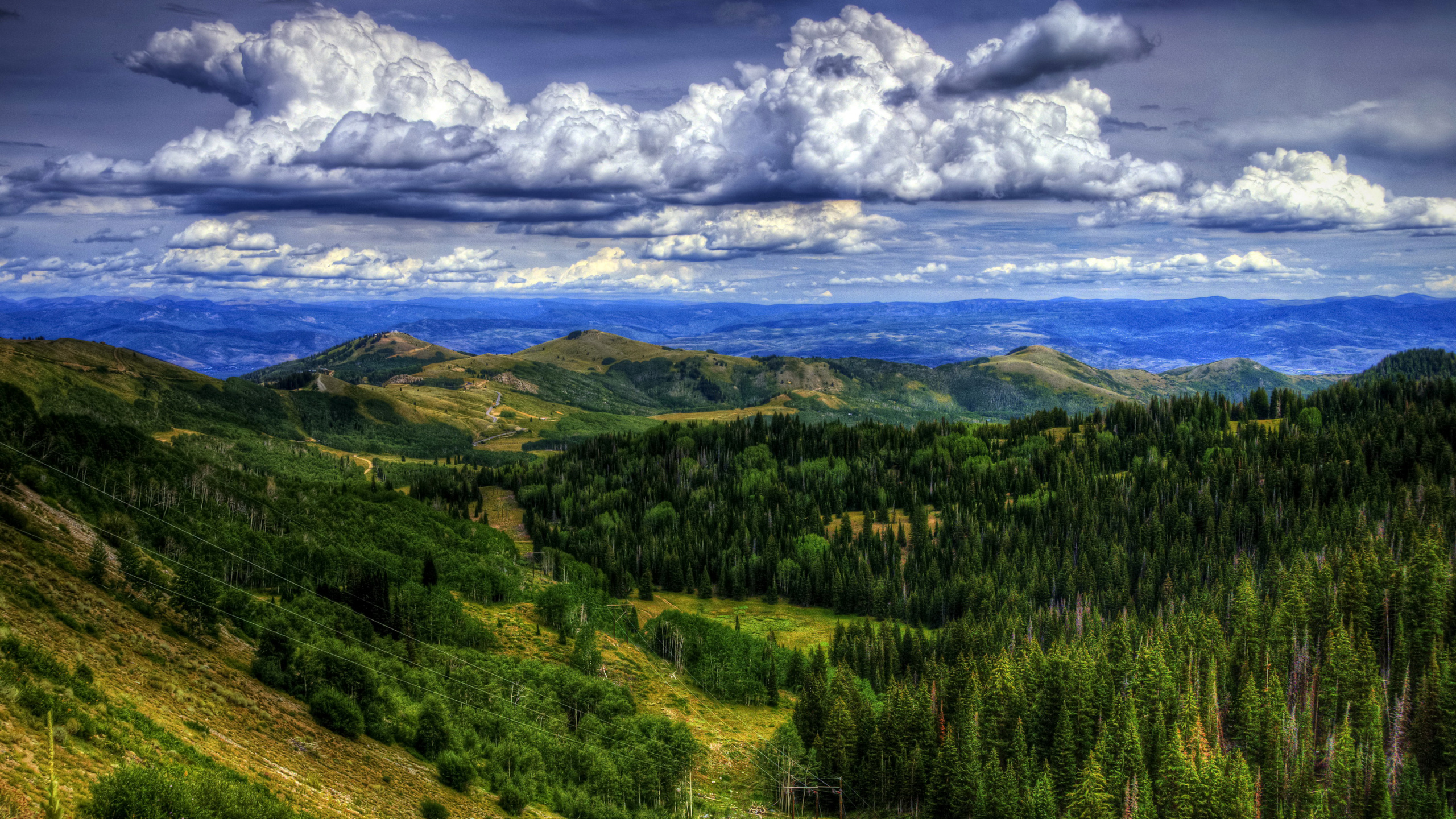 Обои пустыня, горный рельеф, природа, нагорье, облако в разрешении 2560x1440