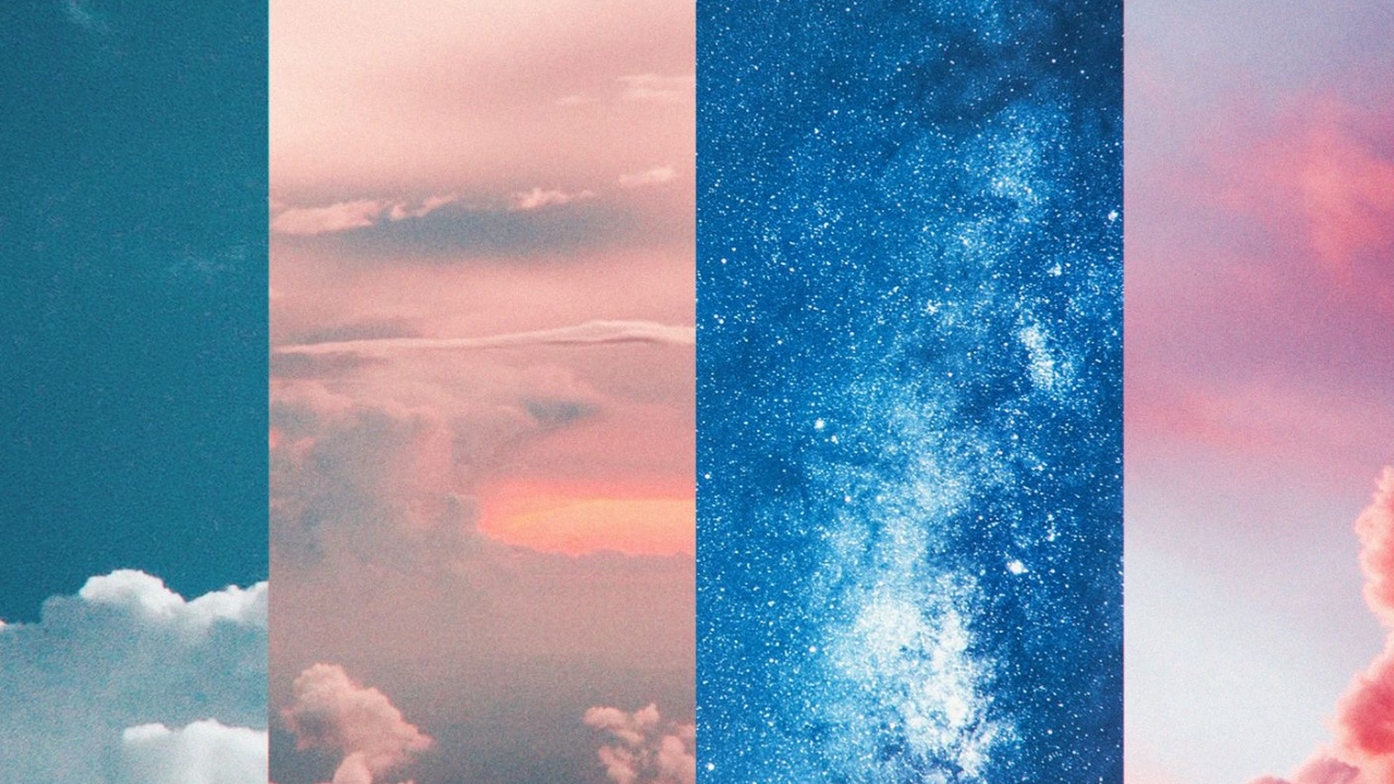 Обои облако, атмосфера, свет, лазурный, прямоугольник в разрешении 1280x720