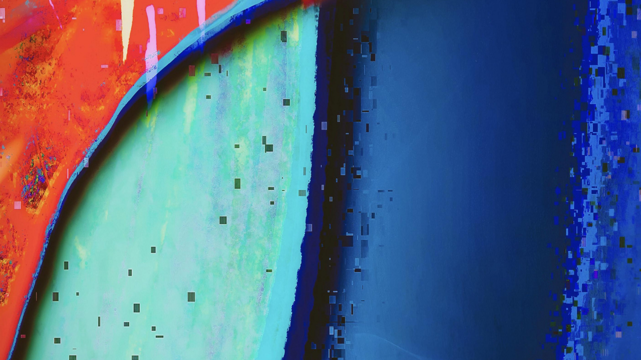 Обои вода, акриловая краска, жидкий, автомобильное освещение, капюшон в разрешении 1280x720