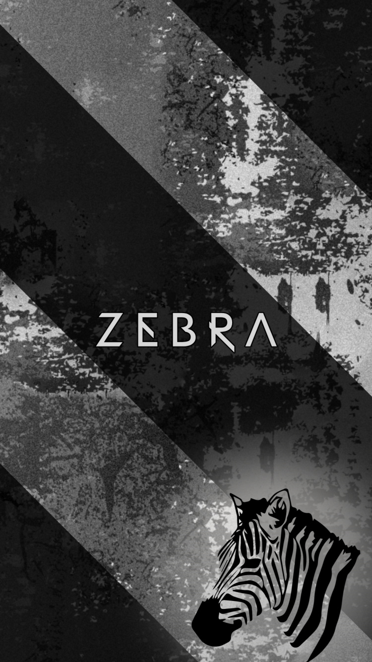 Обои вода, черный и белый, постер, зебра, наземные животные в разрешении 750x1334