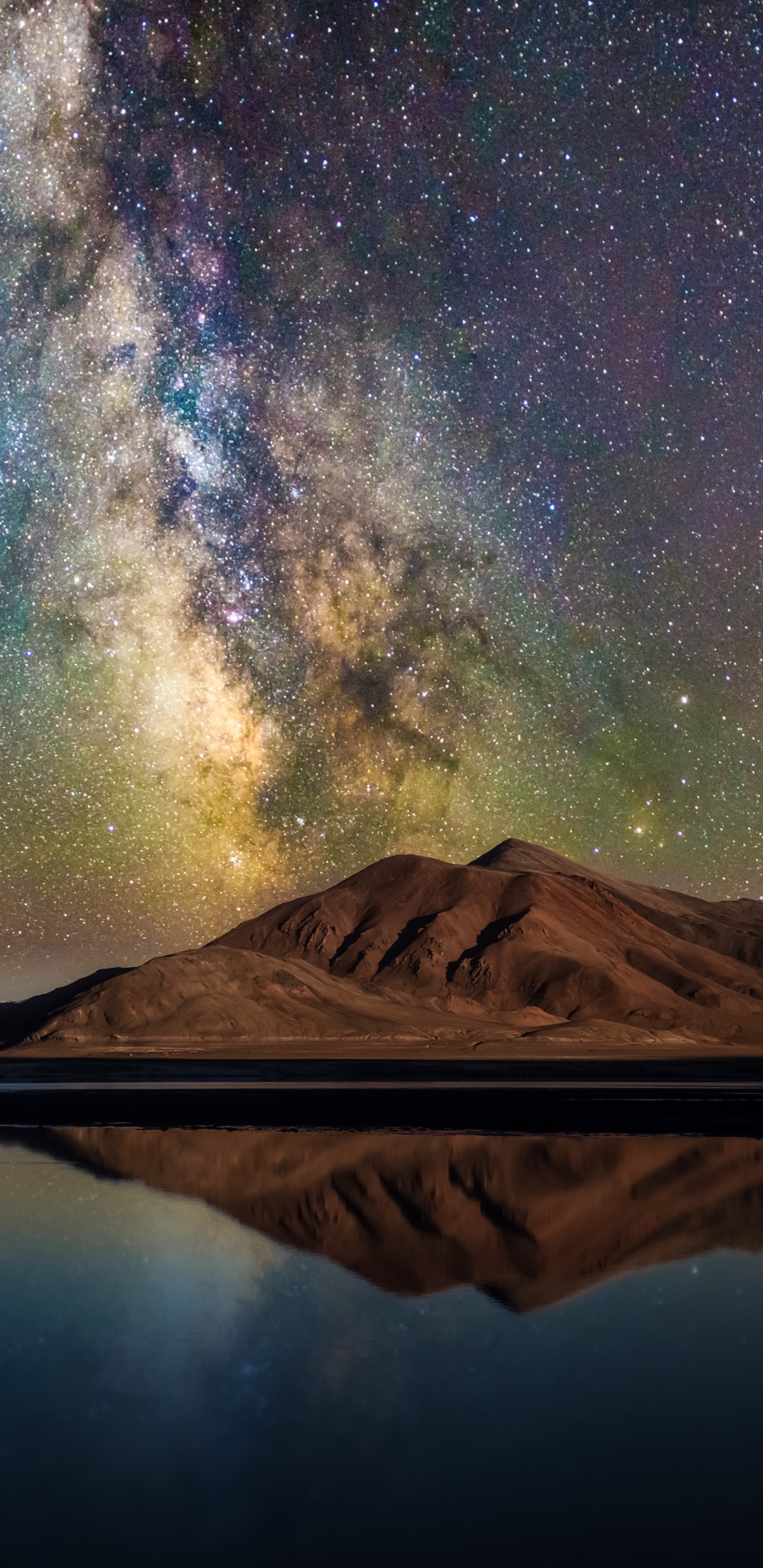 Обои пришел ли бог, вода, атмосфера, гора, экорегион в разрешении 1440x2960