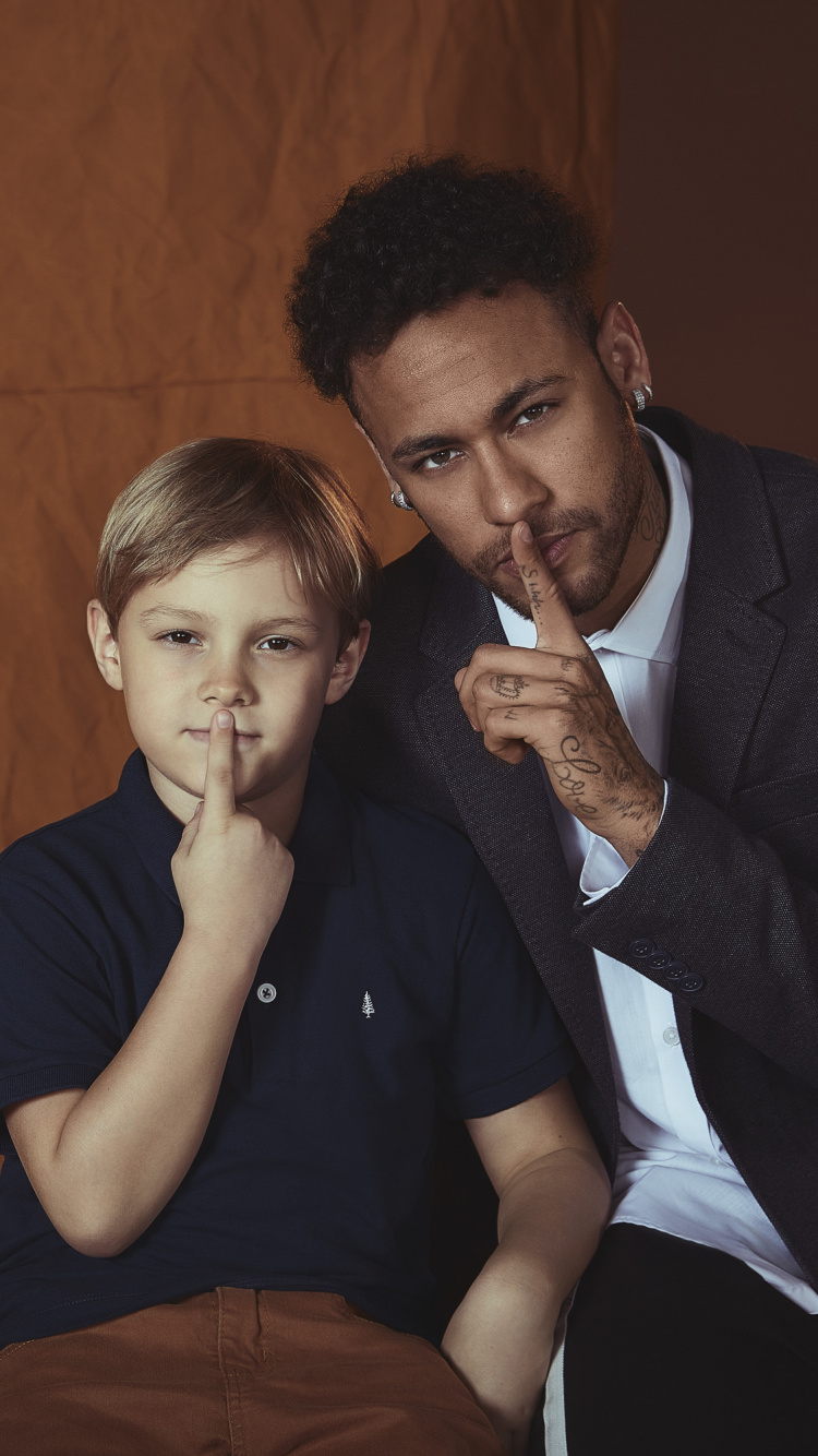 Обои Неймар, ФК Барселона, Футбольный игрок, забава, событие в разрешении 750x1334