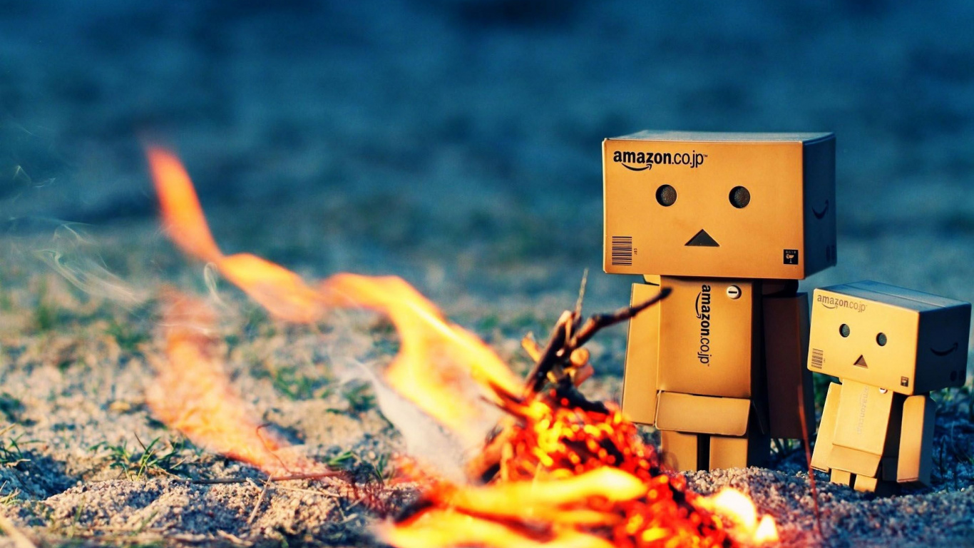 Обои danbo, игры, технологии, пламя, отдых в разрешении 1366x768