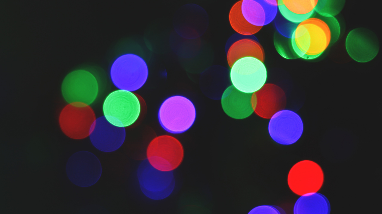 Обои свет, цвет, круг, освещение, желтый в разрешении 1280x720