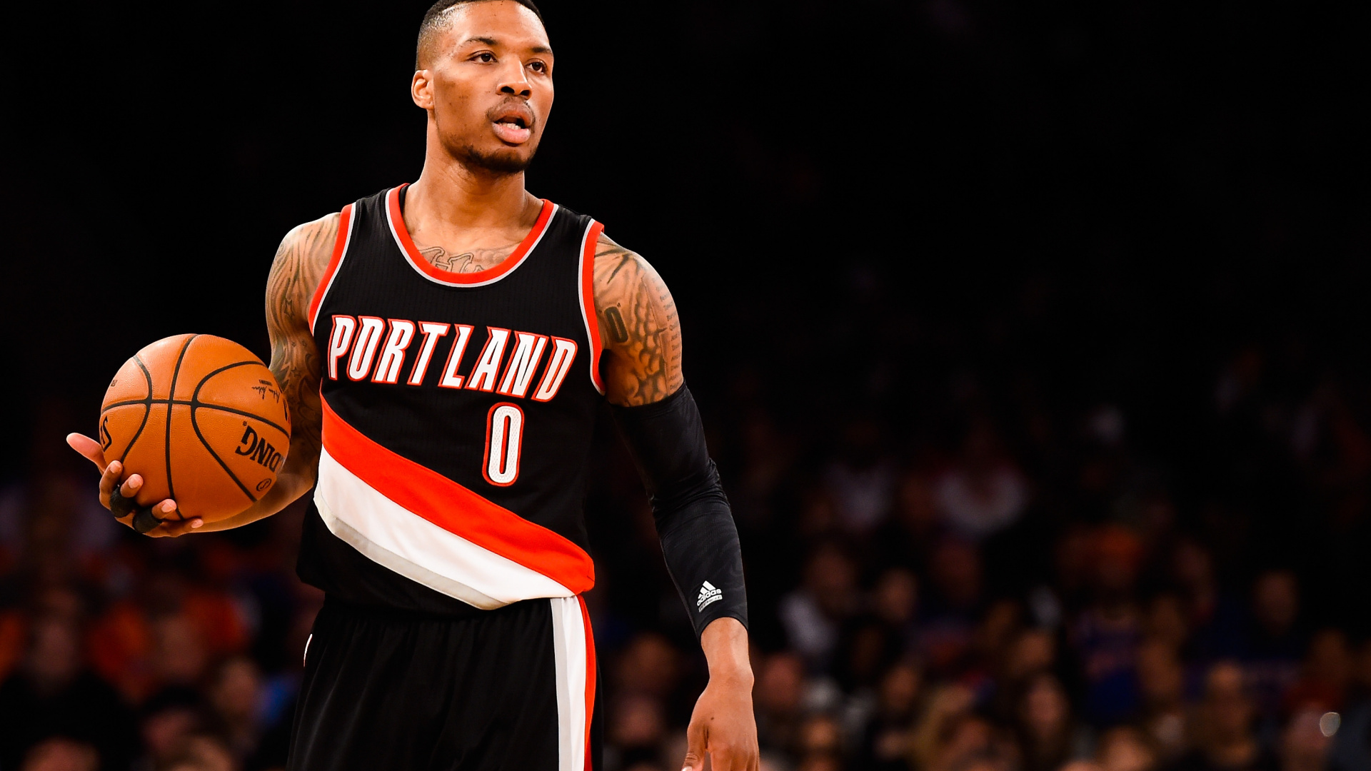 Обои Портленд трэйл блэйзерс, разыгрывающий защитник, Баскетбол, баскетбольные движения, занятие спортом в разрешении 1920x1080